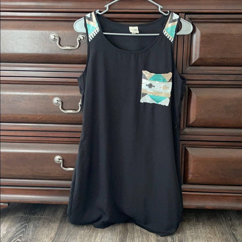 Sequin Detail Dress